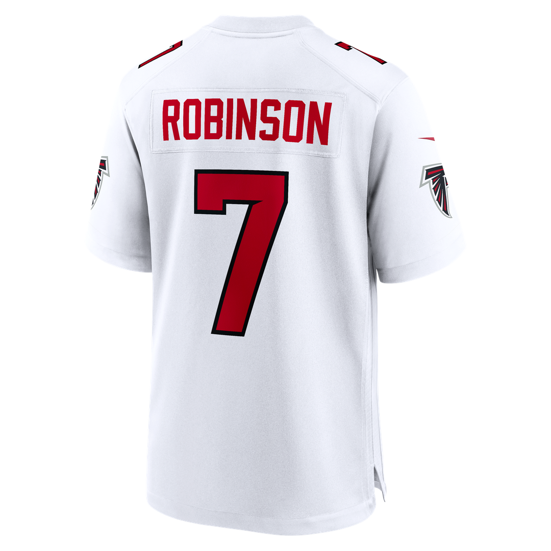 Bijan Robinson Atlanta Falcons White Game Jersey