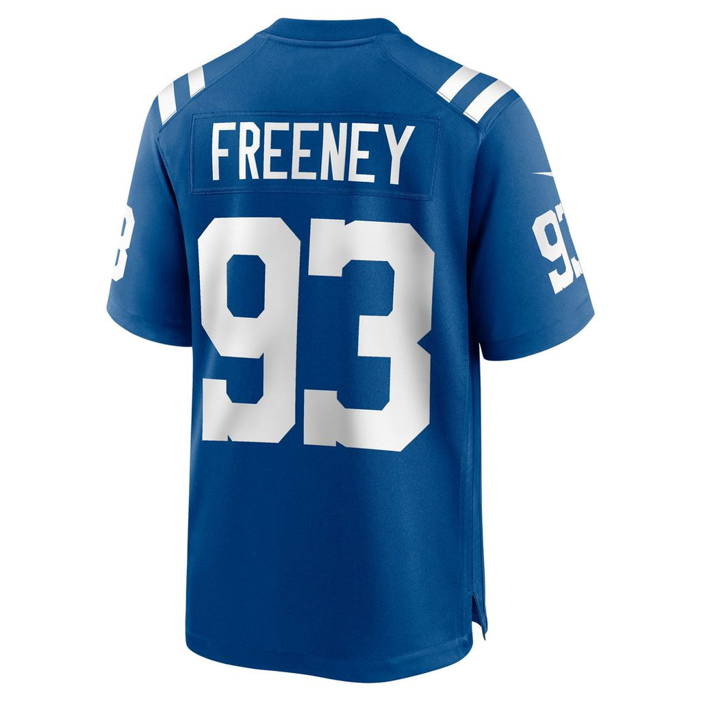 Dwight Freeney Indianapolis Colts Royal Team Retired Player Game Jersey