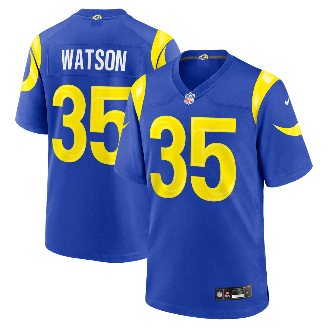 Jaylen Watson Los Angeles Rams Royal Team Game Jersey