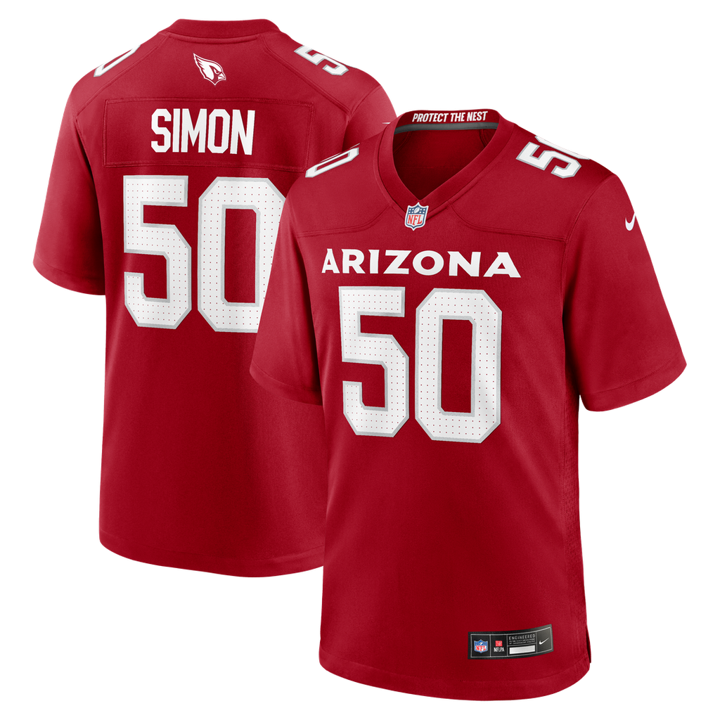 Cody Simon Arizona Cardinals Cardinal Team Game Jersey