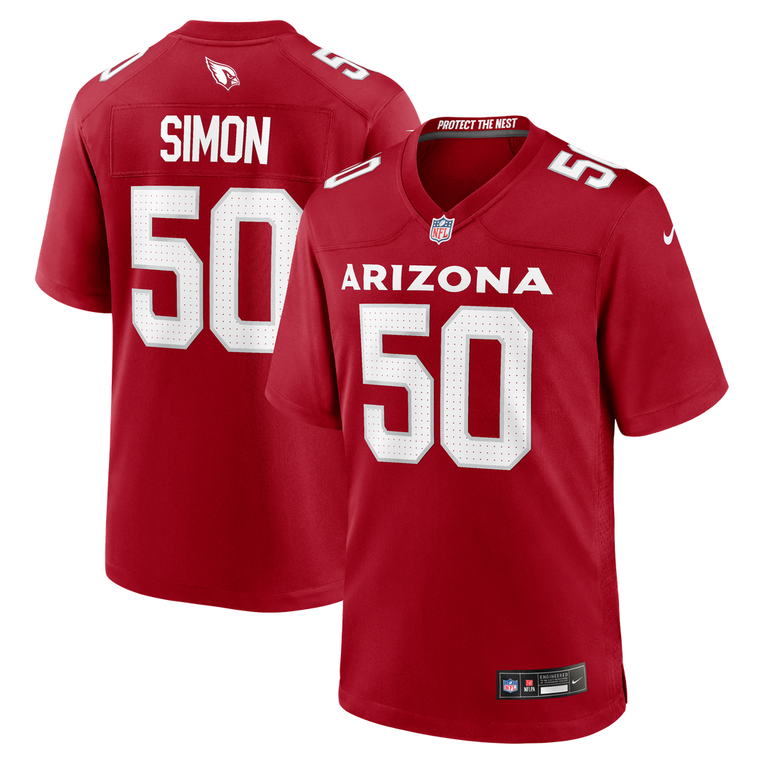 Cody Simon Arizona Cardinals Cardinal Team Game Jersey