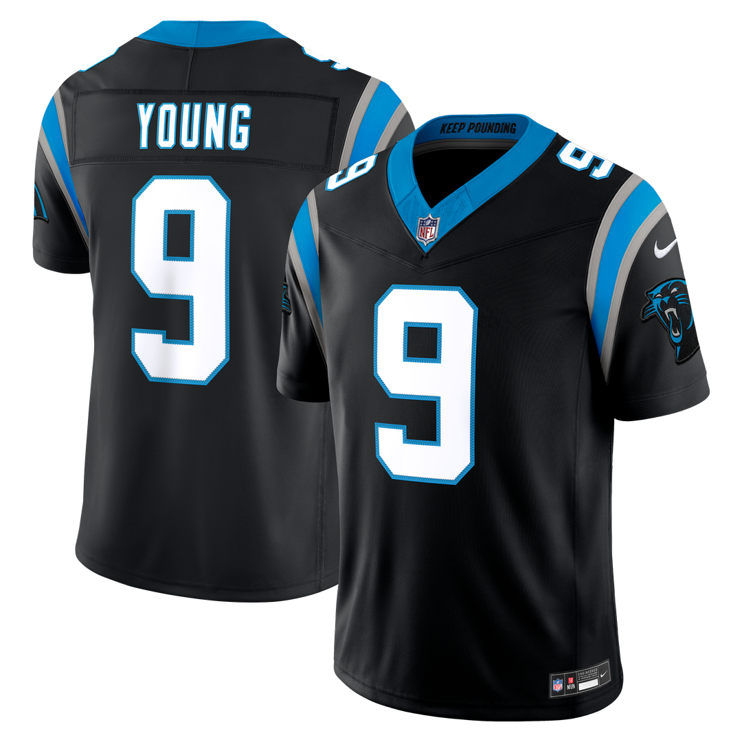 Bryce Young Carolina Panthers Blue Alternate Vapor F.U.S.E. Stitched Limited Jersey
