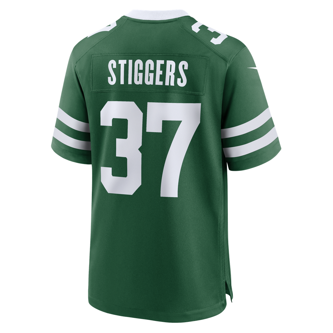 Qwan'tez Stiggers New York Jets Legacy Green Team Game Jersey