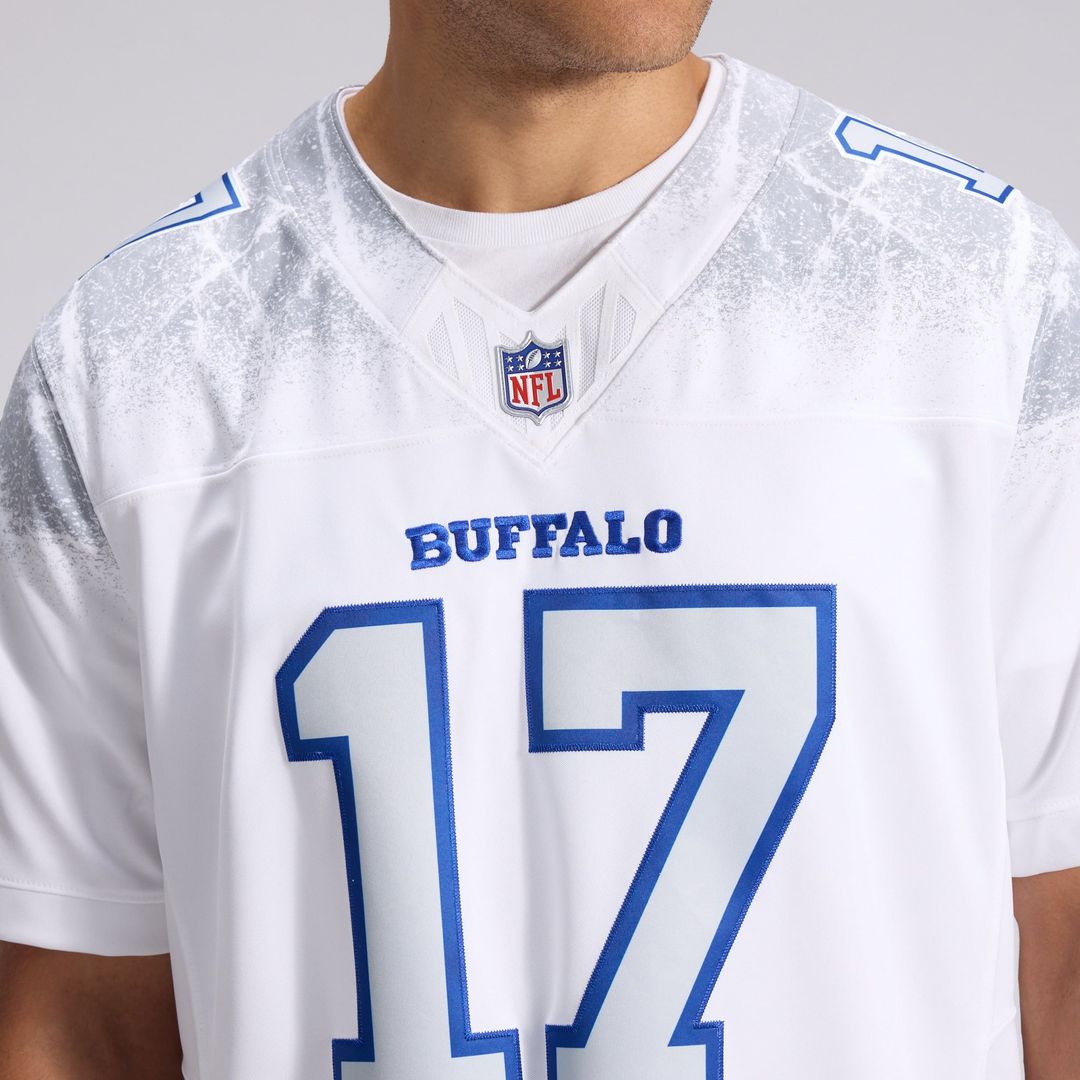 Josh Allen Buffalo Bills White Rivalries Collection Stitched Limited Jersey