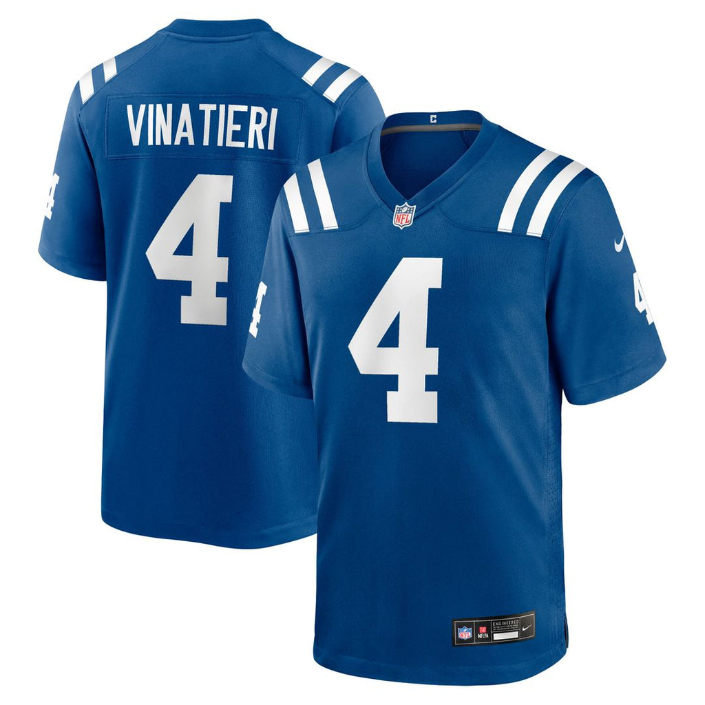 Adam Vinatieri Indianapolis Colts Royal Team Retired Game Jersey