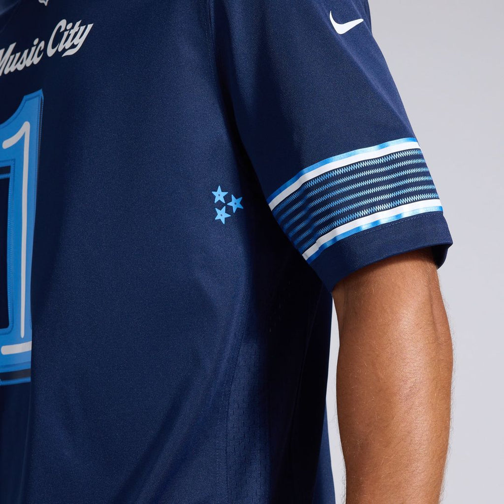 Cameron Ward Tennessee Titans Navy 2026 Rivalries Collection Game Jersey