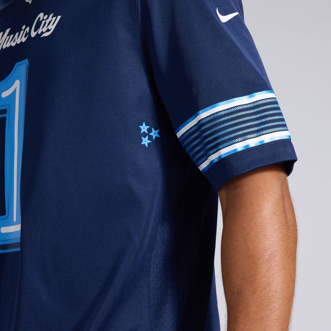 Cameron Ward Tennessee Titans Navy 2026 Rivalries Collection Game Jersey