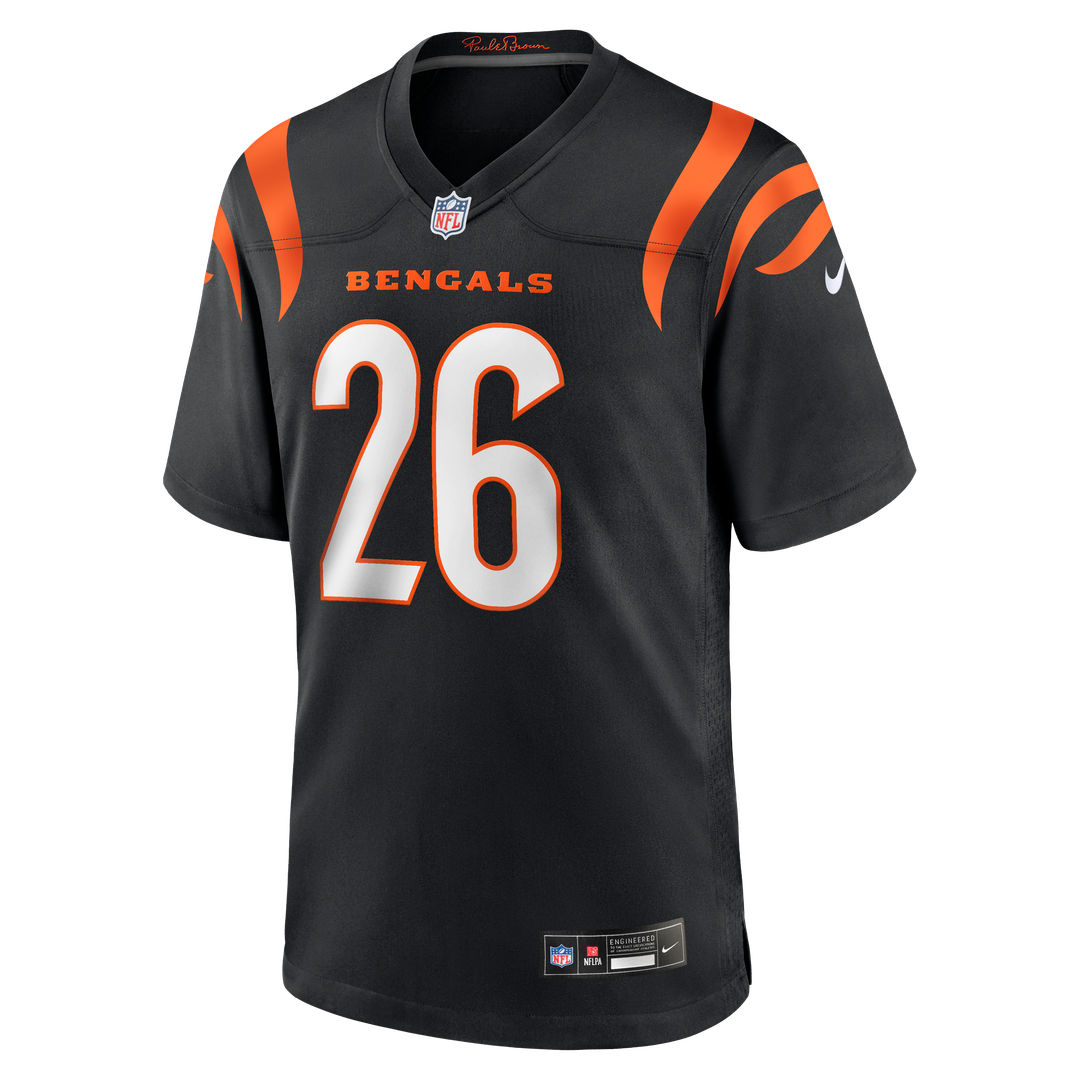 Ja'Sir Taylor Cincinnati Bengals Black Team Game Jersey