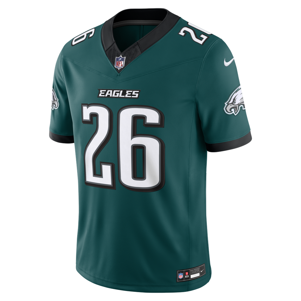 Saquon Barkley Philadelphia Eagles White Vapor F.U.S.E. Stitched Limited Jersey