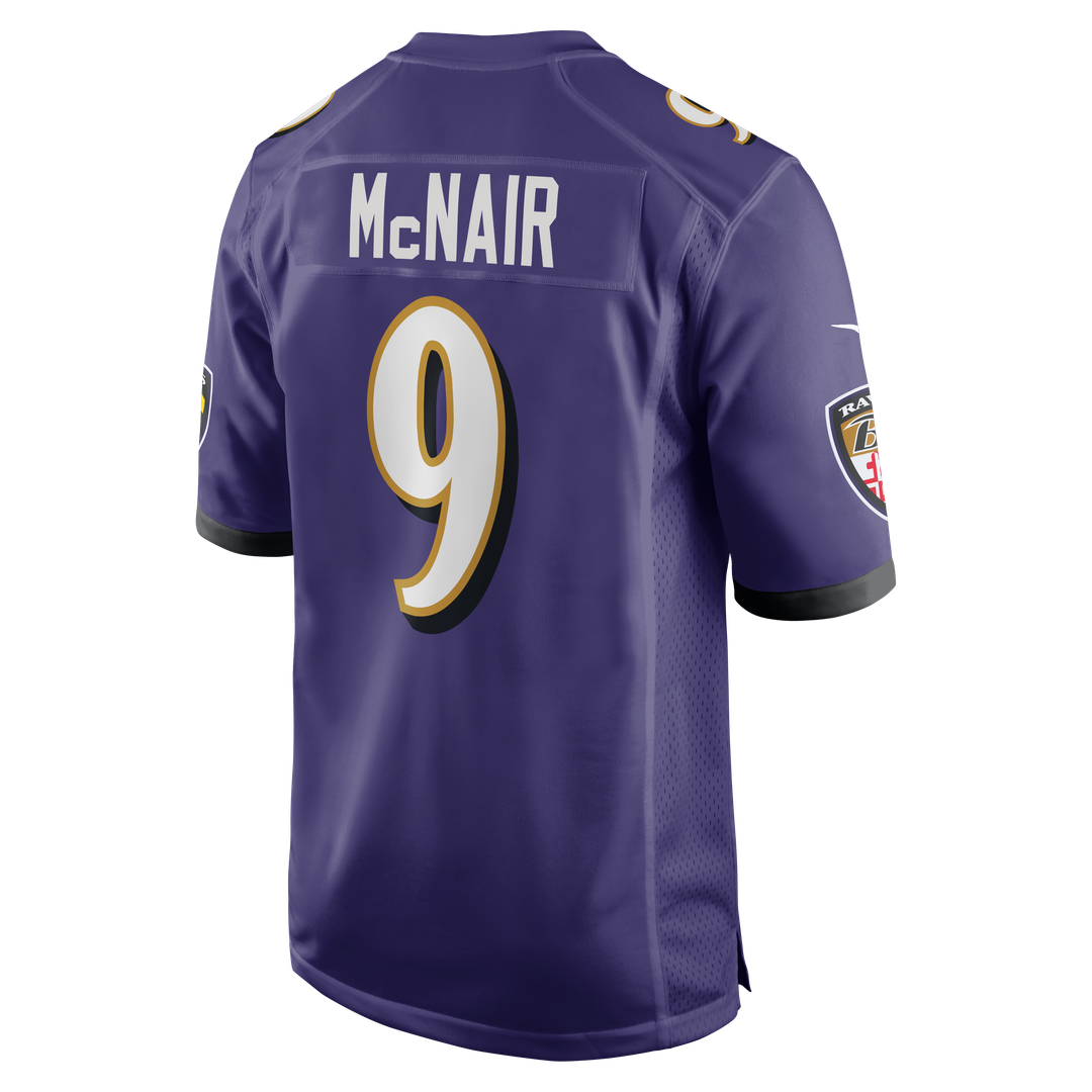Steve McNair Baltimore Ravens Purple Game Retired Player Jersey