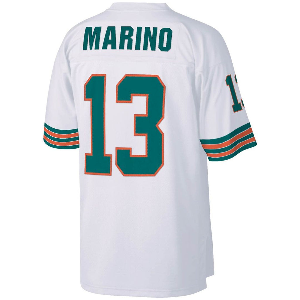 Dan Marino Miami Dolphins White Big & Tall 1984 Retired Player Replica Jersey