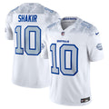 Khalil Shakir Buffalo Bills White Rivalries Collection Stitched Limited Jersey