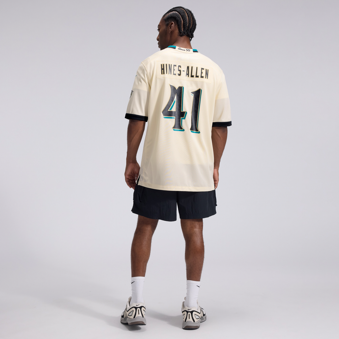Josh Hines-Allen Jacksonville Jaguars Natural 2026 Rivalries Collection Game Jersey