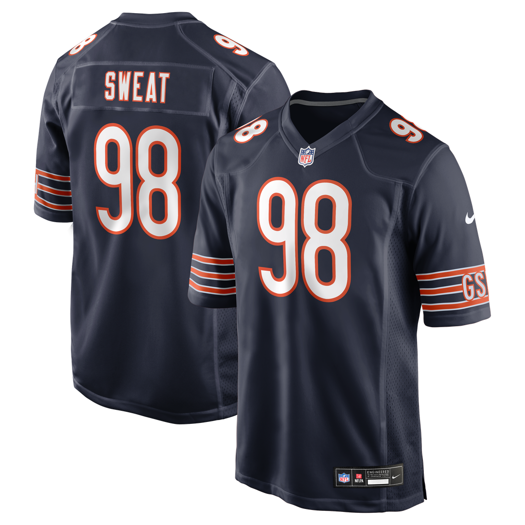 Montez Sweat Chicago Bears Navy Game Jersey