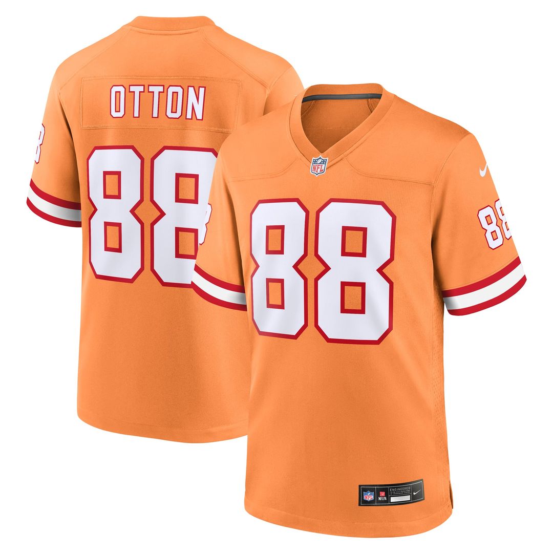 Cade Otton Tampa Bay Buccaneers Orange Alternate Game Jersey