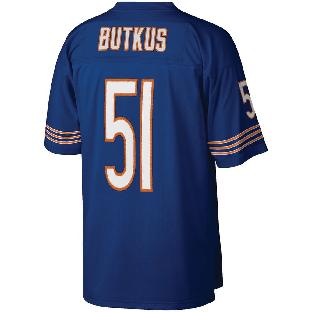 Dick Butkus Chicago Bears Navy Retired Player Legacy Replica Jersey