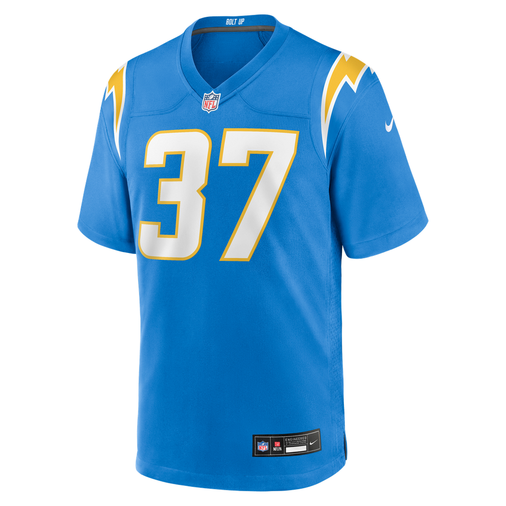 Jordan Oladokun Los Angeles Chargers Powder Blue Team Game Jersey