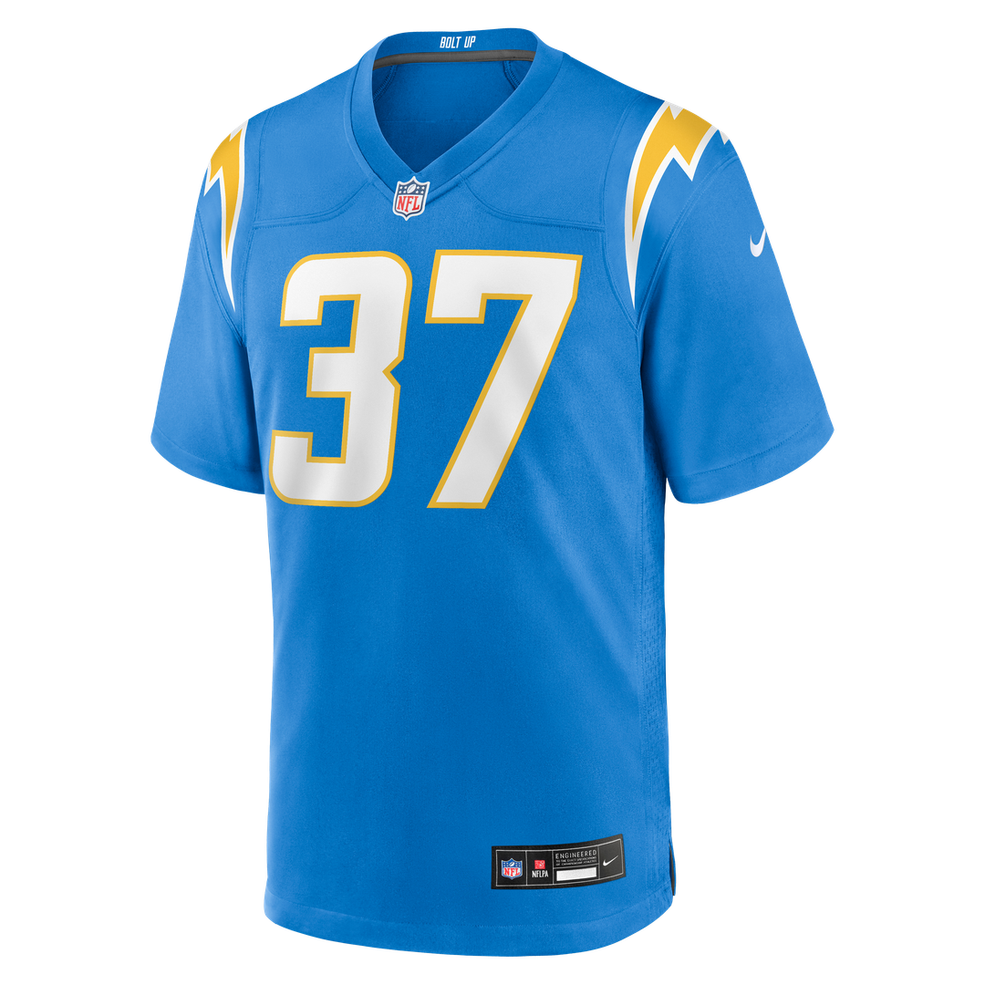 Jordan Oladokun Los Angeles Chargers Powder Blue Team Game Jersey