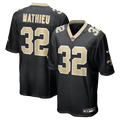 Tyrann Mathieu New Orleans Saints Black Game Jersey