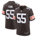 Spencer Fano Cleveland Browns Brown Team Game Jersey