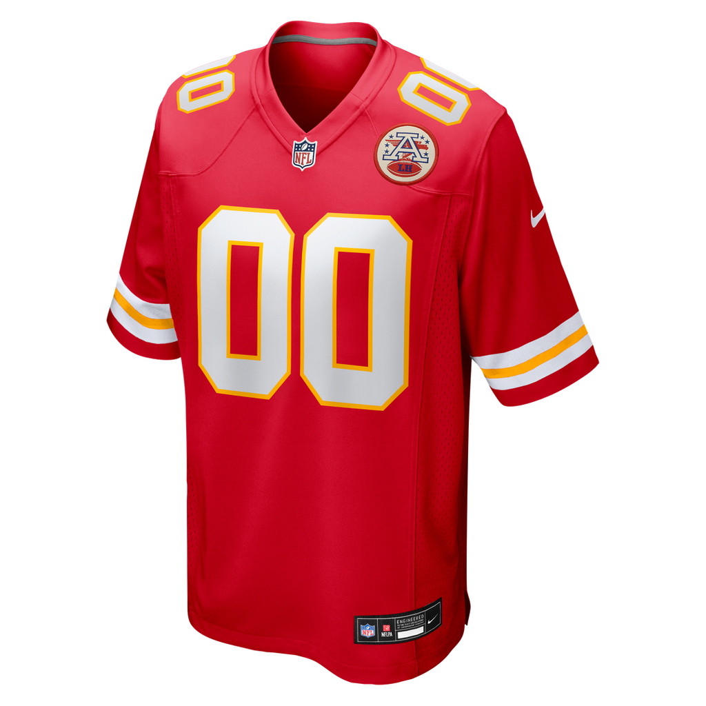 Justin Fields Kansas City Chiefs Red Game Jersey