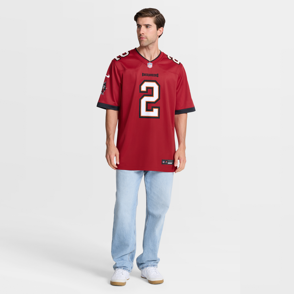 Emeka Egbuka Tampa Bay Buccaneers Red Team Game Jersey