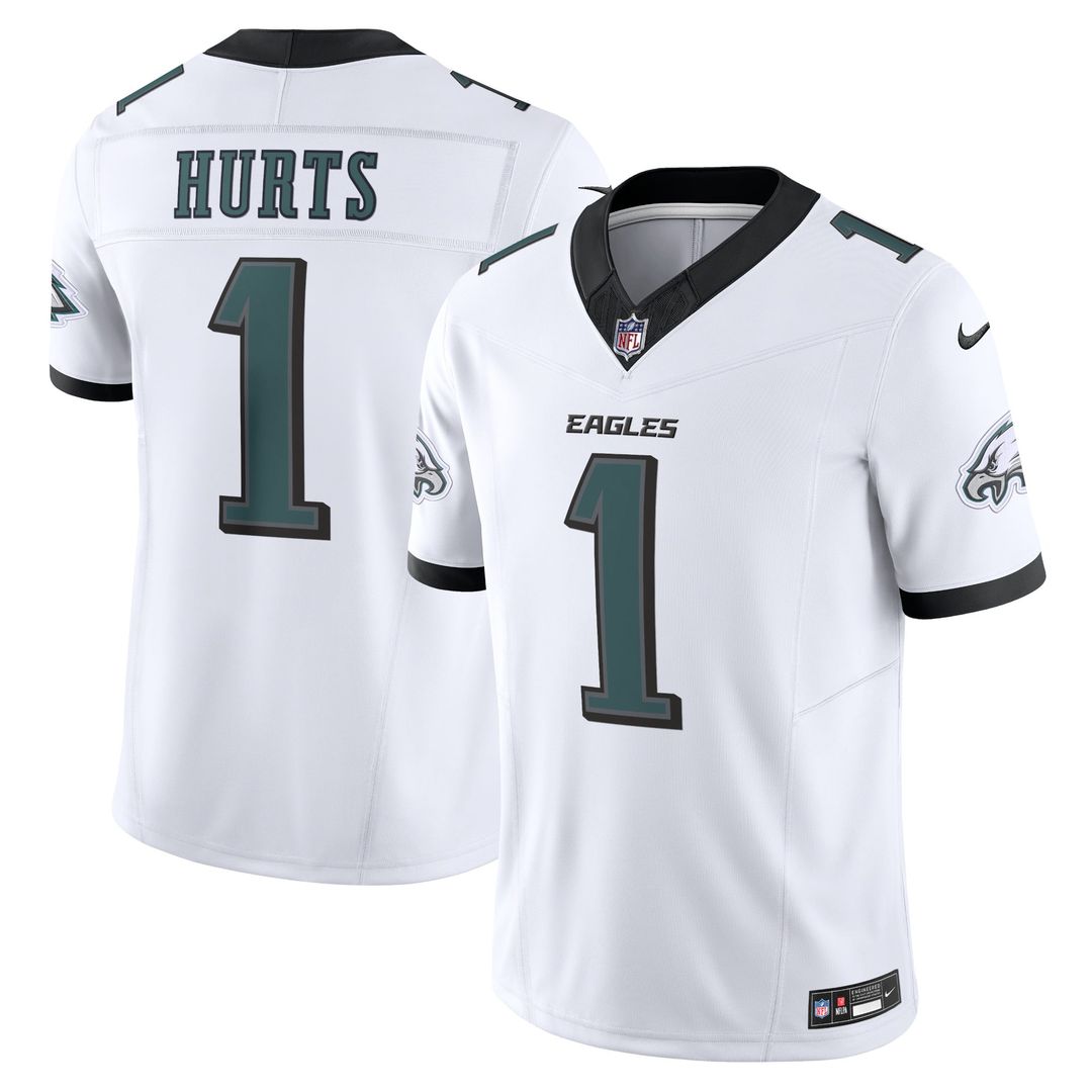 Jalen Hurts Philadelphia Eagles White Vapor F.U.S.E. Limited Jersey