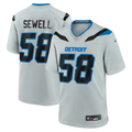 Penei Sewell Detroit Lions Silver 2026 Rivalries Collection Game Jersey