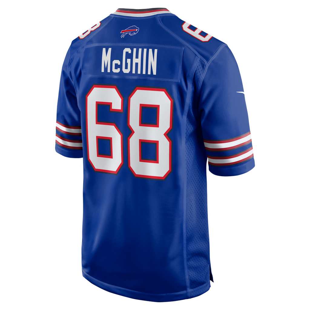 Garrett McGhin Buffalo Bills Royal Team Game Jersey