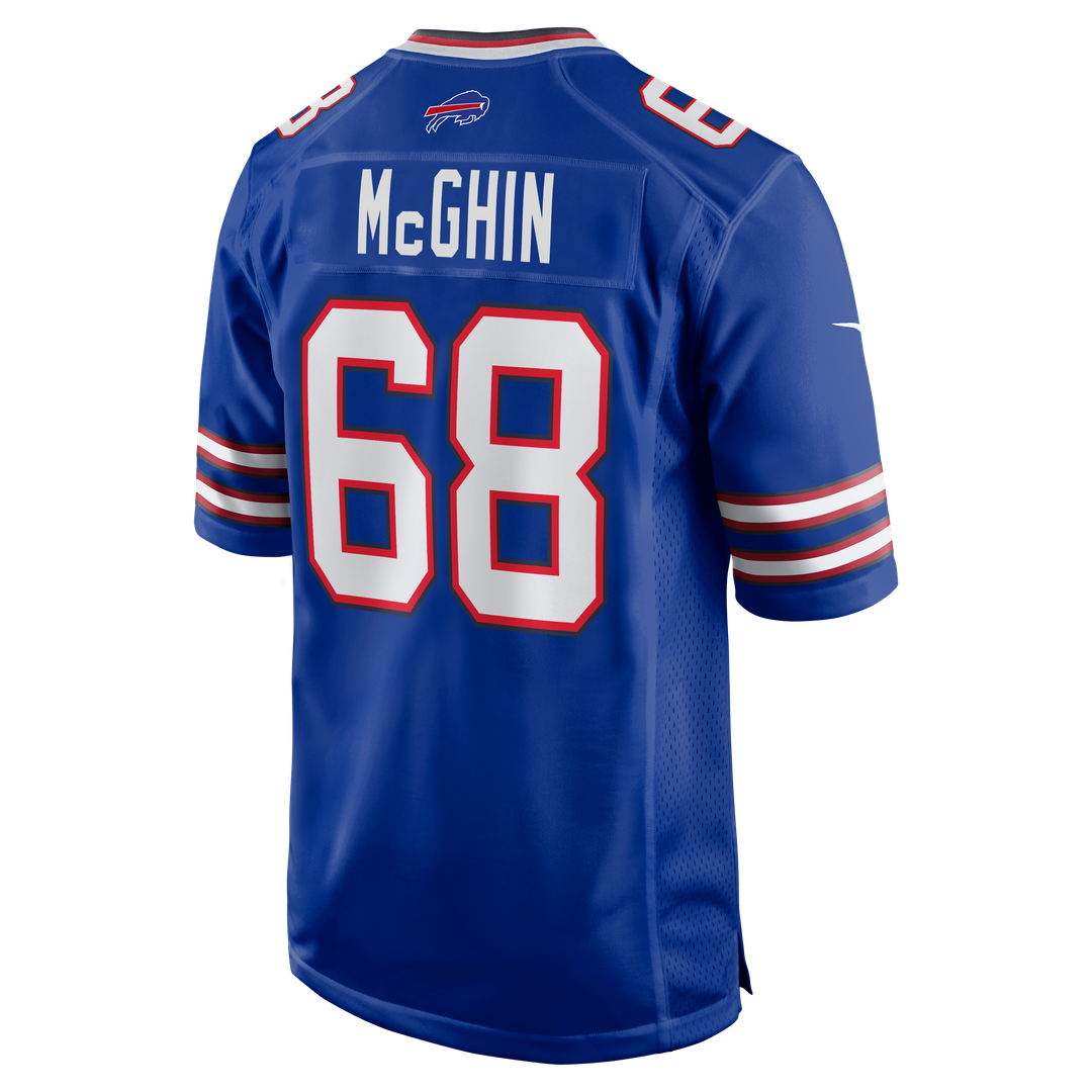 Garrett McGhin Buffalo Bills Royal Team Game Jersey