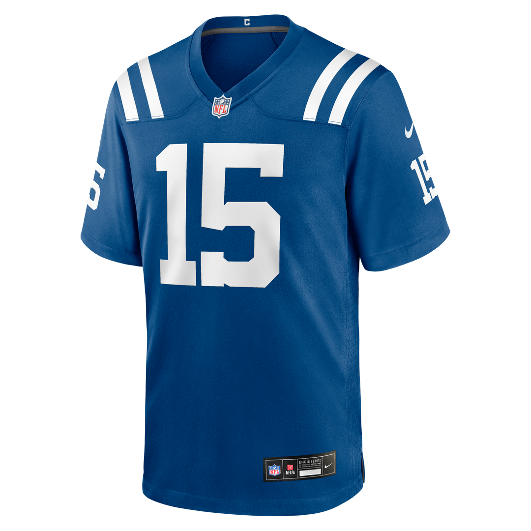 Riley Leonard Indianapolis Colts Royal Team Game Jersey