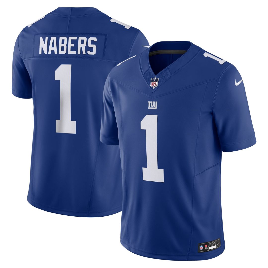 Malik Nabers New York Giants Royal Vapor F.U.S.E. Limited Jersey