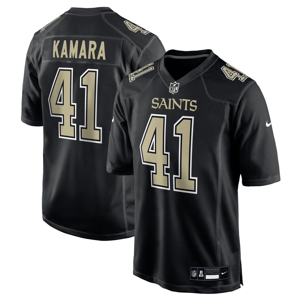 Alvin Kamara New Orleans Saints Carbon Black Fashion Game Jersey