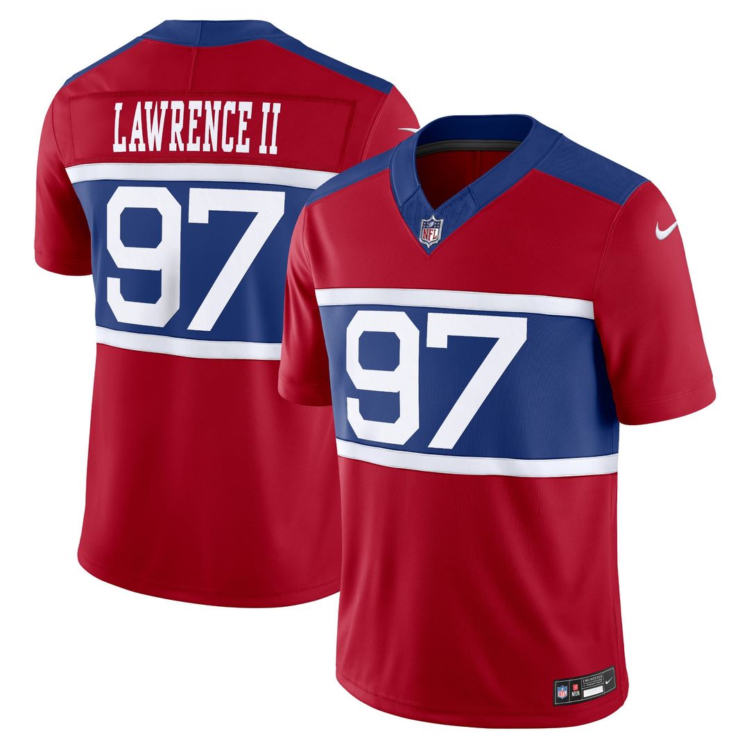 Dexter Lawrence II New York Giants Century Red Alternate Vapor F.U.S.E. Limited Jersey