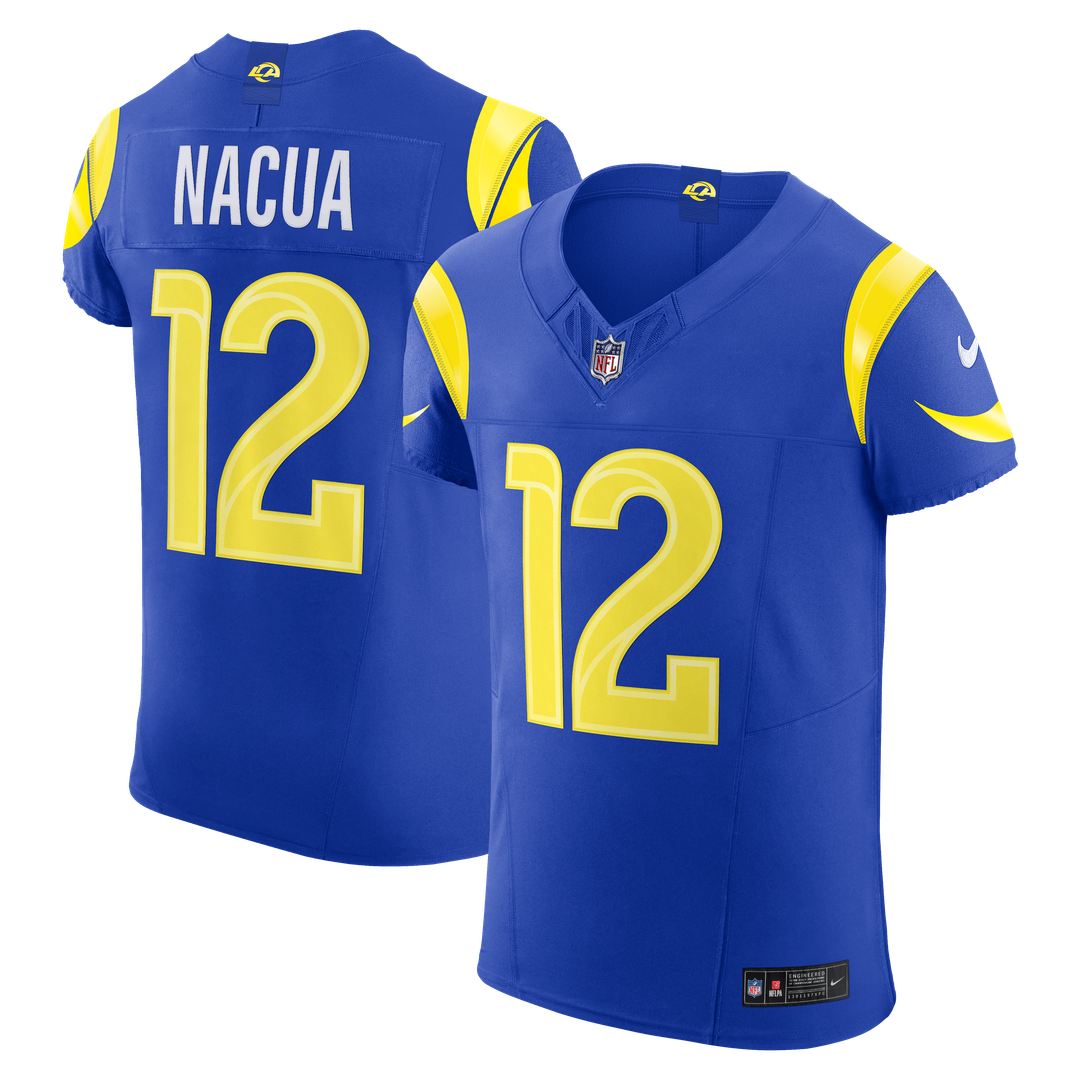 Puka Nacua Los Angeles Rams Royal Team Vapor F.U.S.E. Elite Jersey
