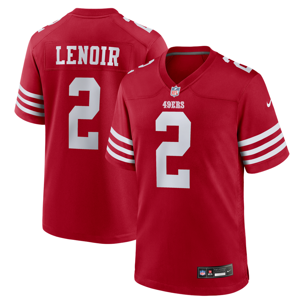Deommodore Lenoir San Francisco 49ers Scarlet Game Jersey