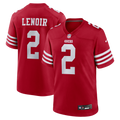 Deommodore Lenoir San Francisco 49ers Scarlet Game Jersey
