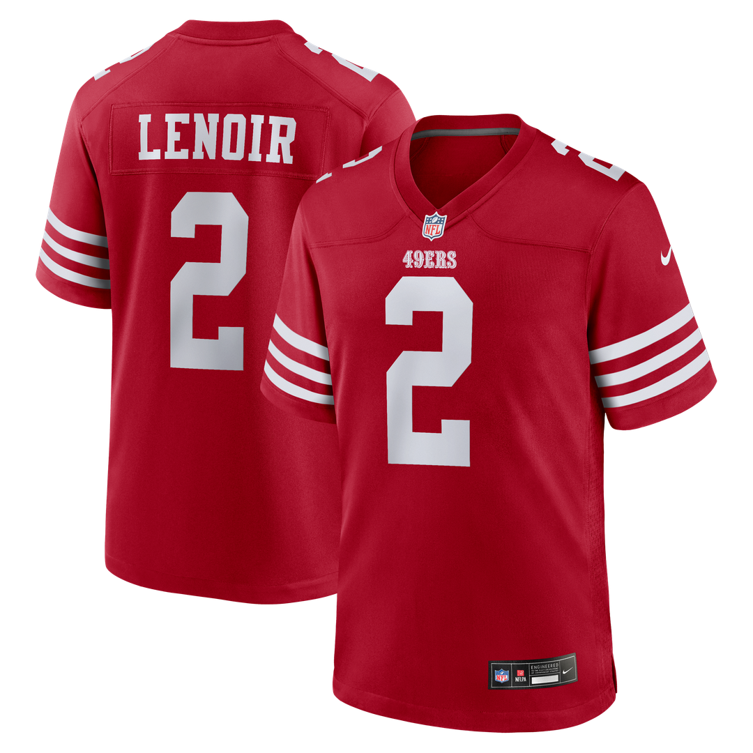 Deommodore Lenoir San Francisco 49ers Scarlet Game Jersey