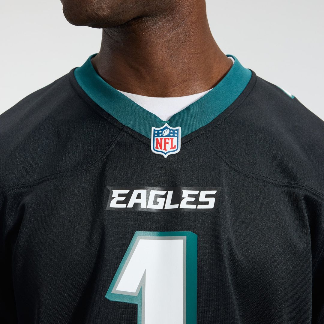 Jalen Hurts Philadelphia Eagles Black Alternate Game Jersey