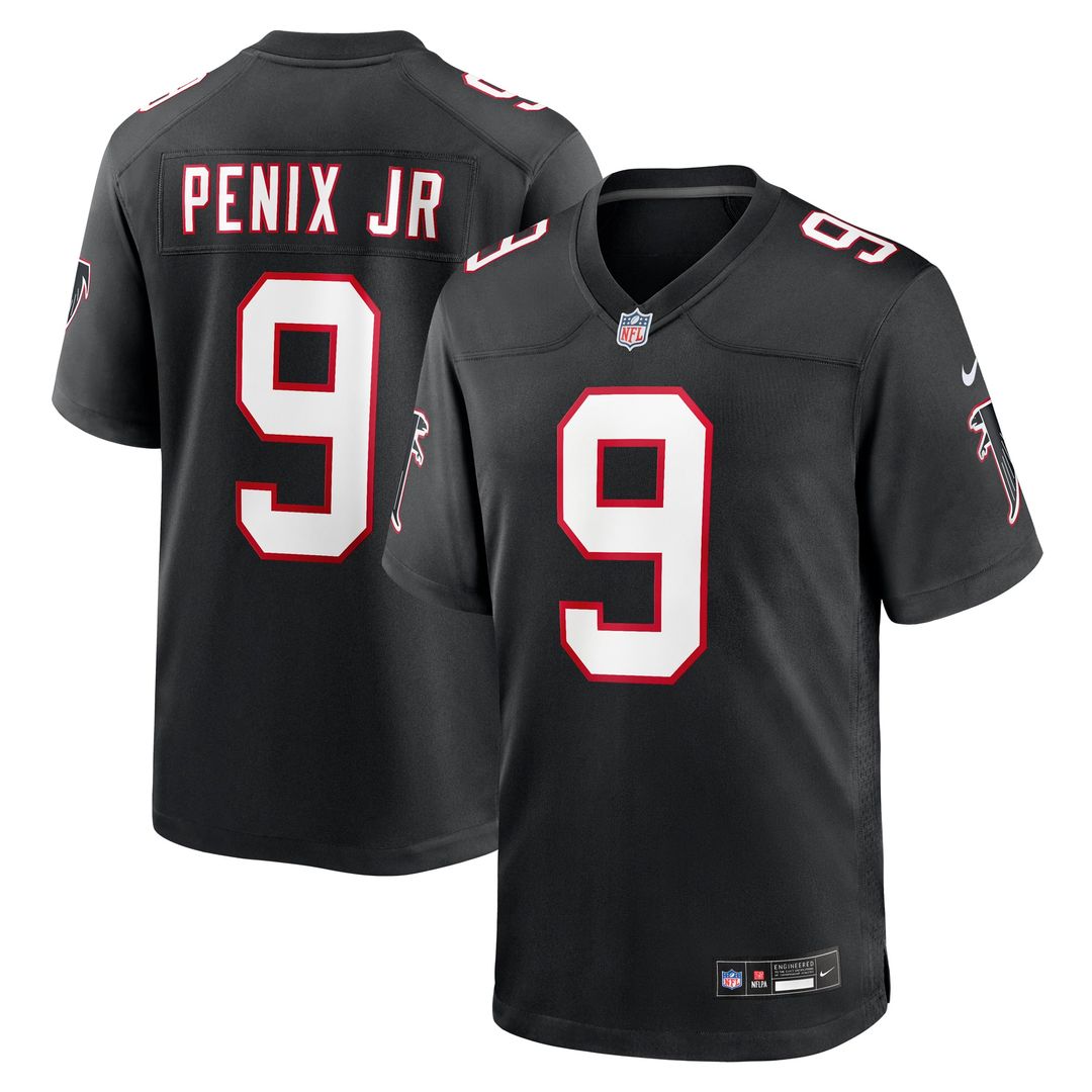 Michael Penix Jr. Atlanta Falcons Black Alternate Game Jersey