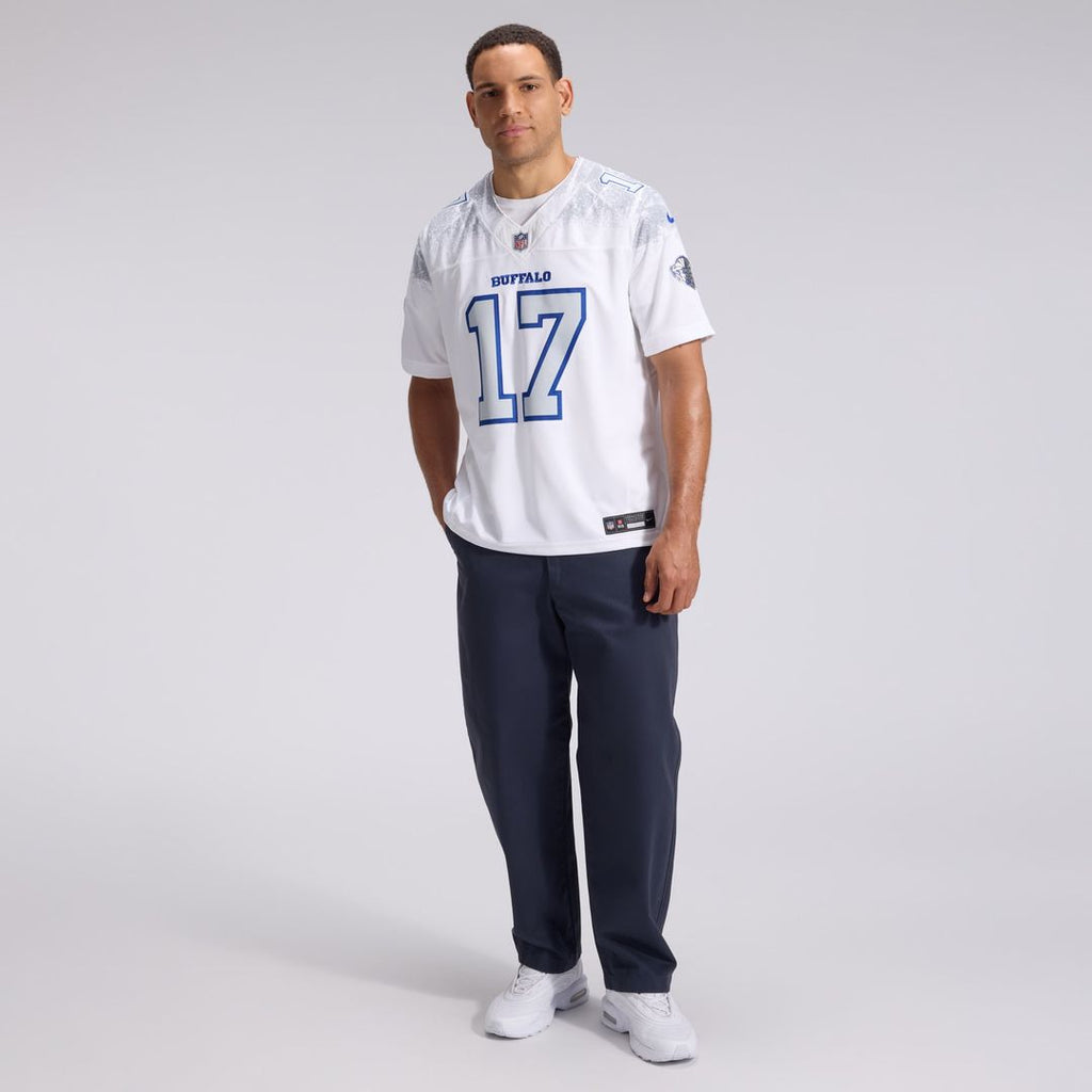 Josh Allen Buffalo Bills White Rivalries Collection Stitched Limited Jersey