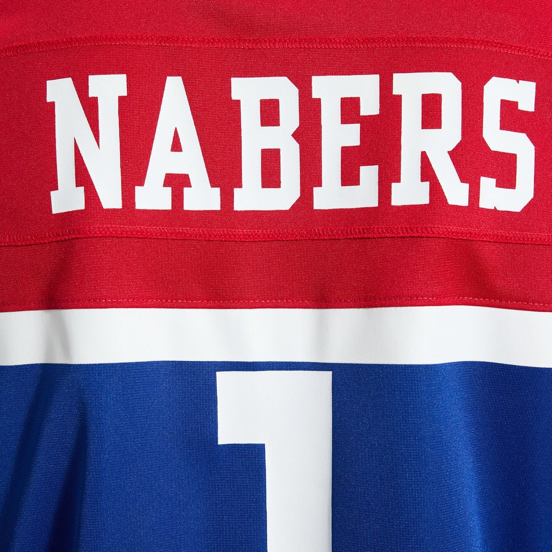 Malik Nabers New York Giants Century Red Alternate Game Jersey