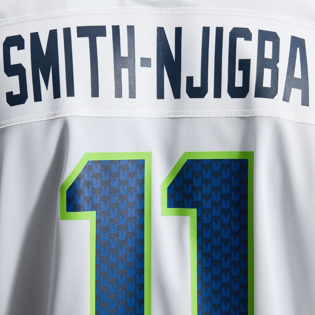 Jaxon Smith-Njigba Seattle Seahawks College Navy Game Jersey