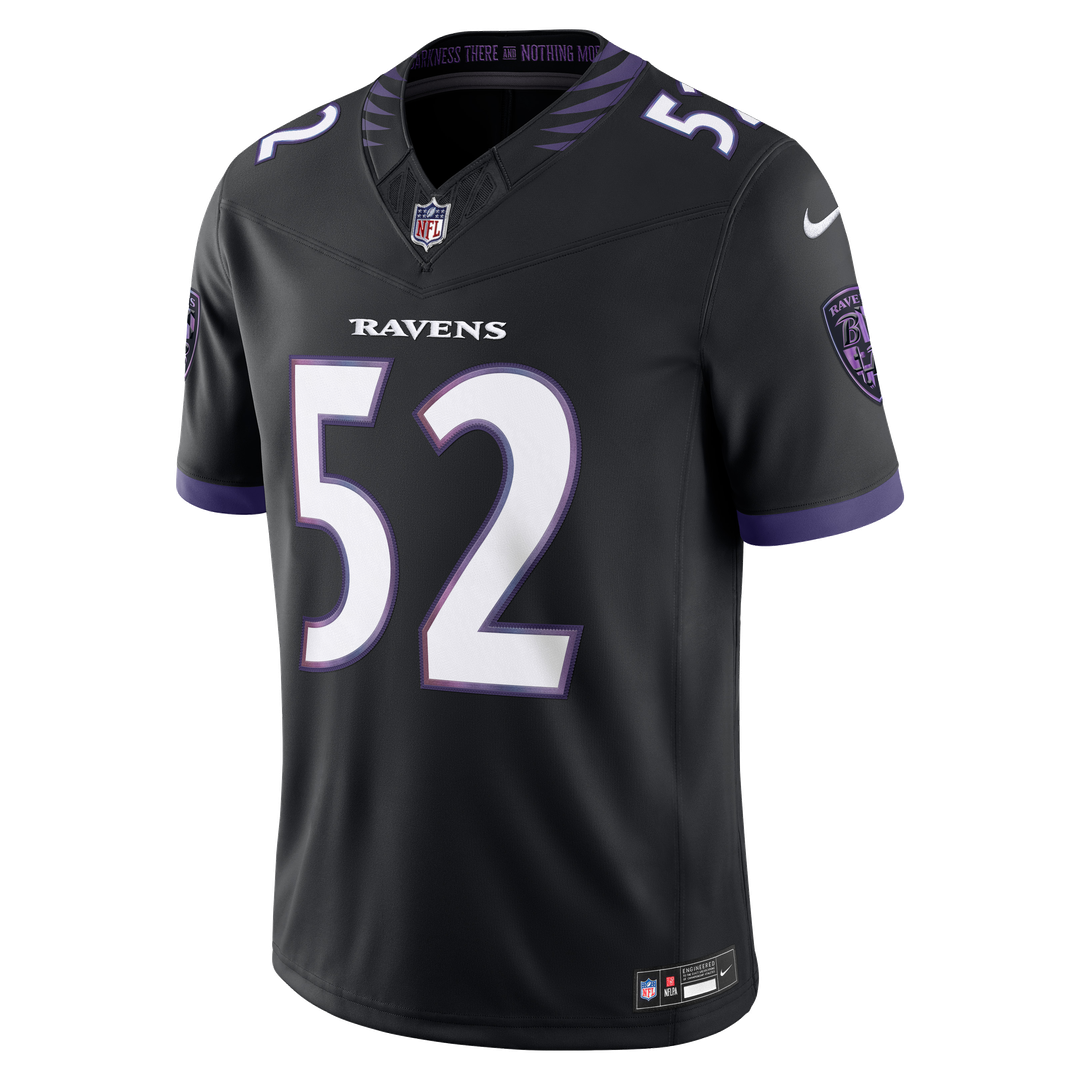 Ray Lewis Baltimore Ravens Black Alternate Vapor F.U.S.E. Stitched Retired Player Limited Jersey