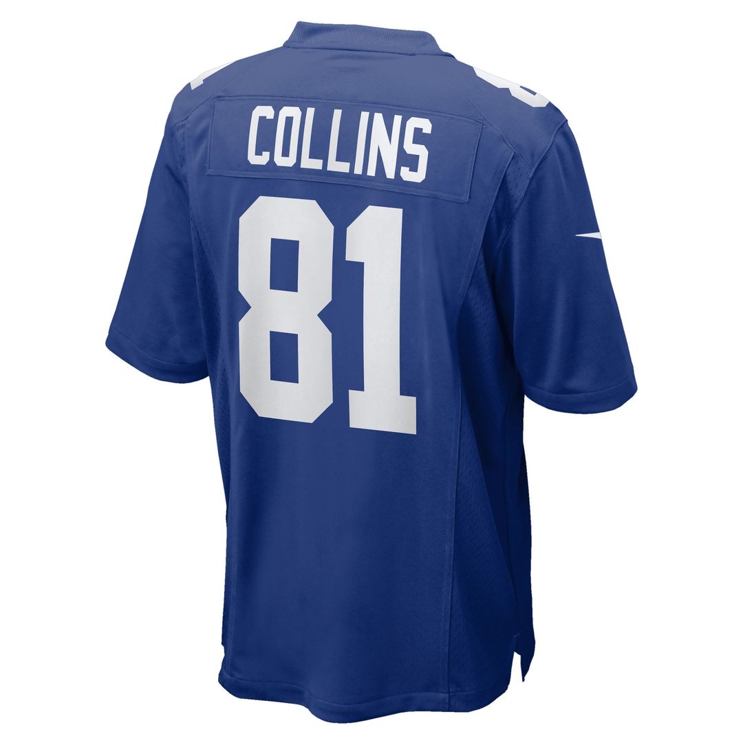 Beaux Collins New York Giants Royal Team Game Jersey