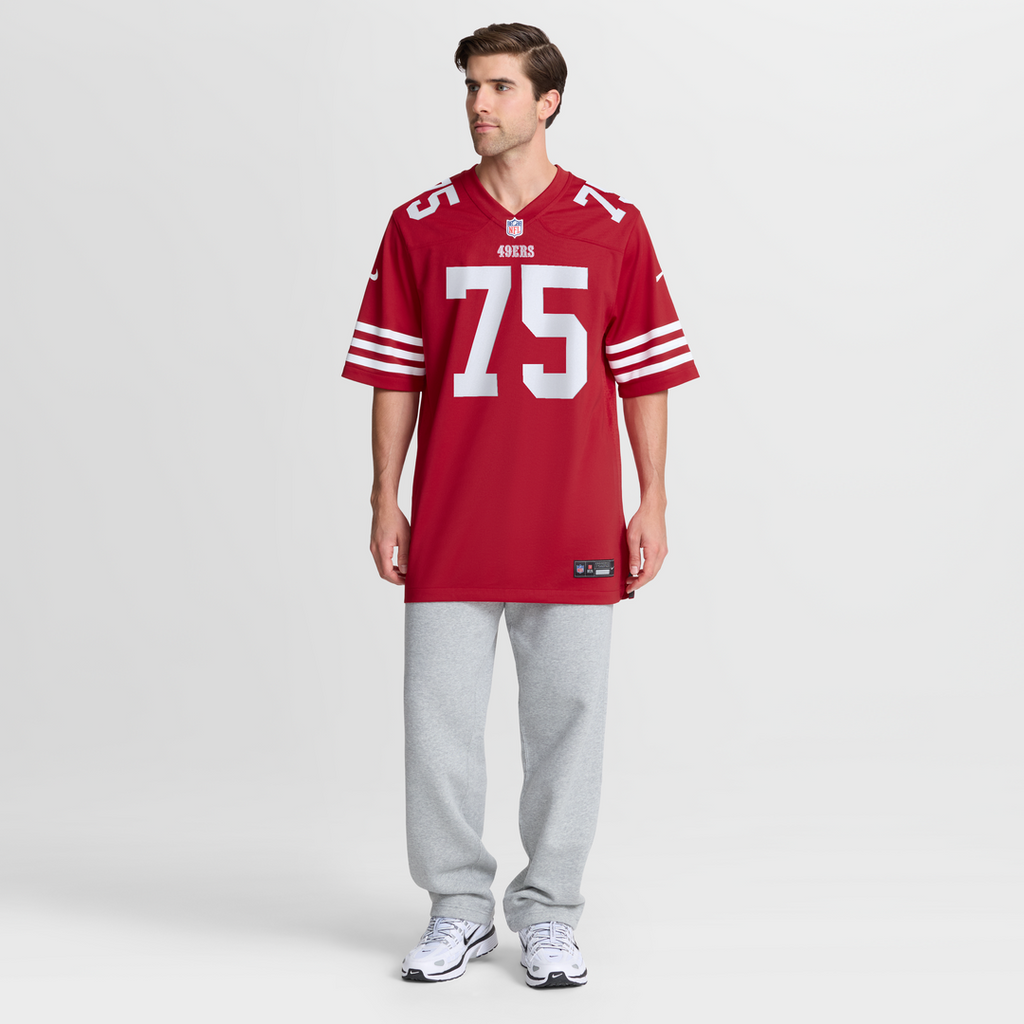 Connor Colby San Francisco 49ers Scarlet Team Game Jersey
