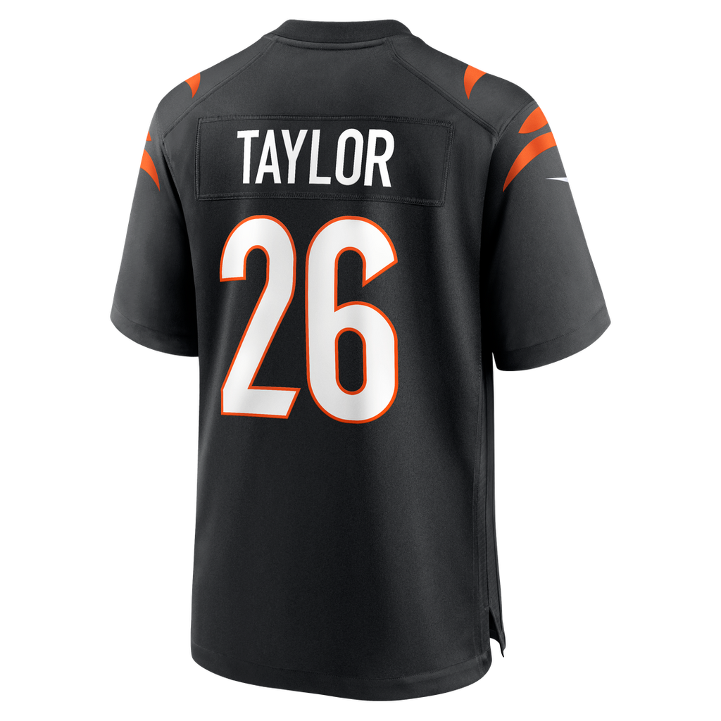 Ja'Sir Taylor Cincinnati Bengals Black Team Game Jersey