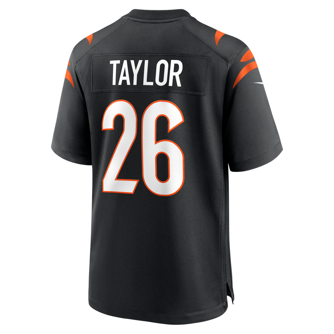 Ja'Sir Taylor Cincinnati Bengals Black Team Game Jersey