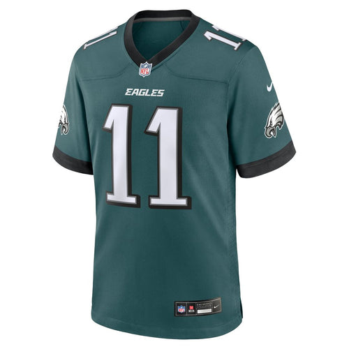 A.J. Brown Philadelphia Eagles Midnight Green Team Game Jersey