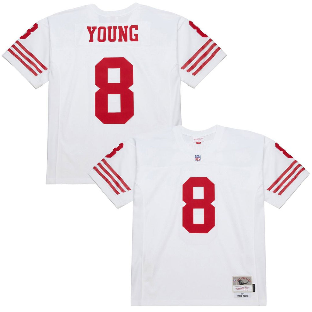 Steve Young San Francisco 49ers White 1994 Legacy Replica Jersey